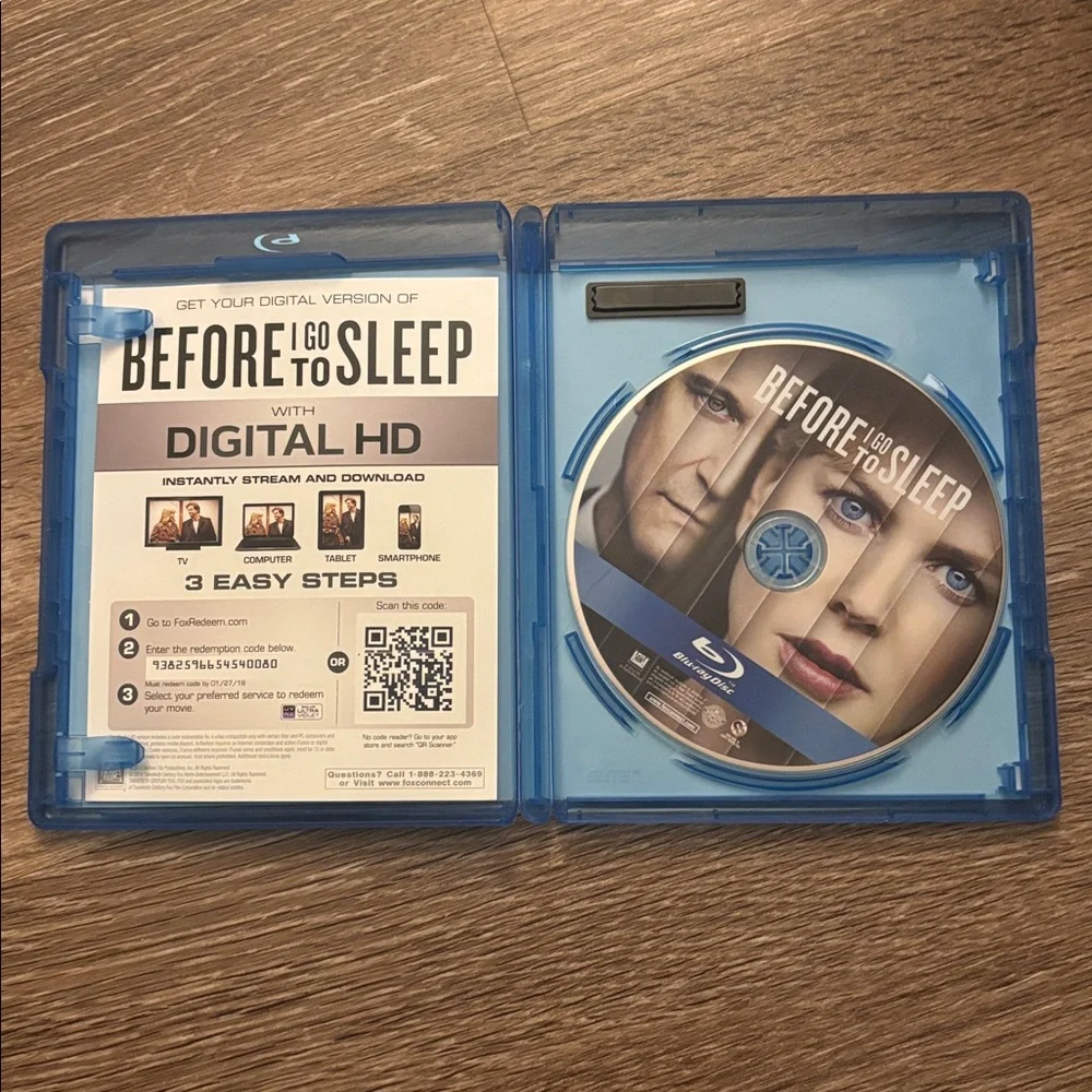 Before I Go to Sleep Blu-ray Nicole Kidman & Colin Firth & Mark Strong